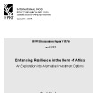 Enhancing resilience in the Horn of Africa: an exploration into alternative investment options